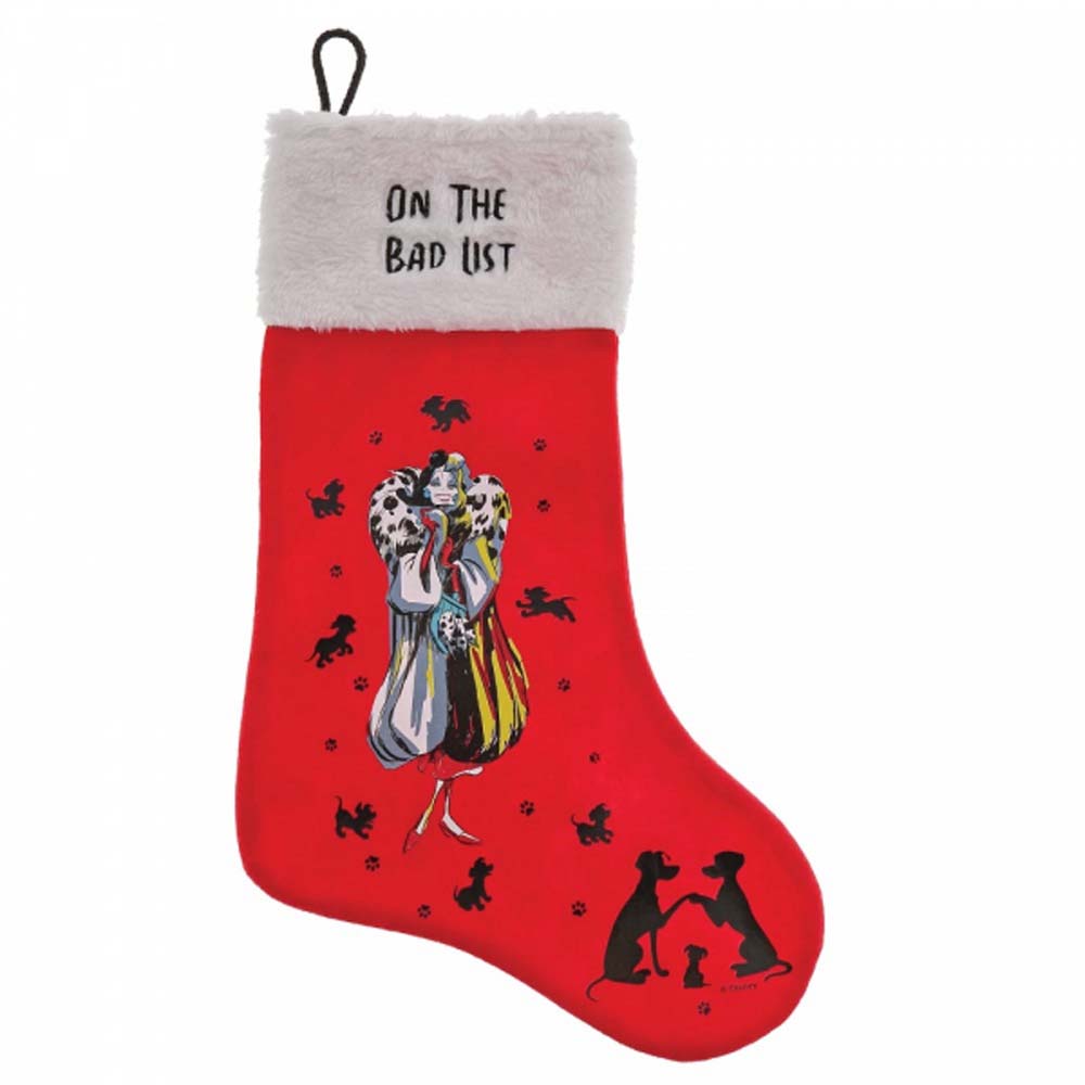 Enesco ON THE BAD LIST STOCKING POLYESTER A30236
