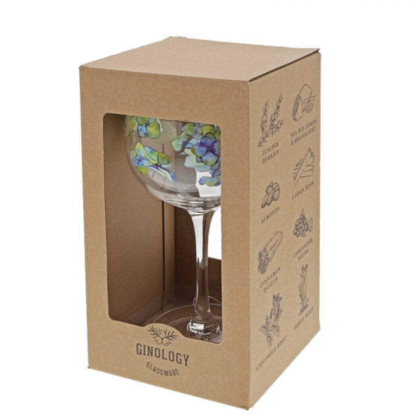 Ginology HYDRANGEA COPA GLASS A29738
