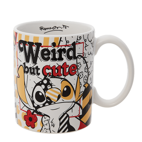 Enesco Disney by Britto Midas Lilo and Stitch Weird but Cute Coffee Mug