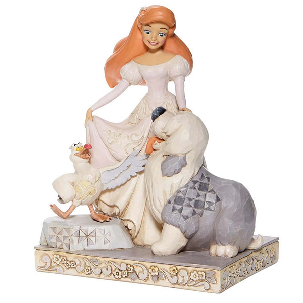 Disney Traditions SPIRITED SIREN -WHITE WOODLAND ARIEL FIGURINE 6008066