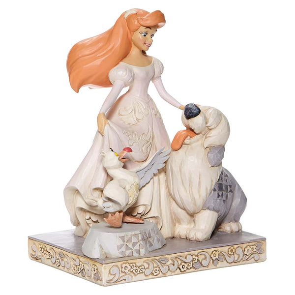 Disney Traditions SPIRITED SIREN -WHITE WOODLAND ARIEL FIGURINE 6008066