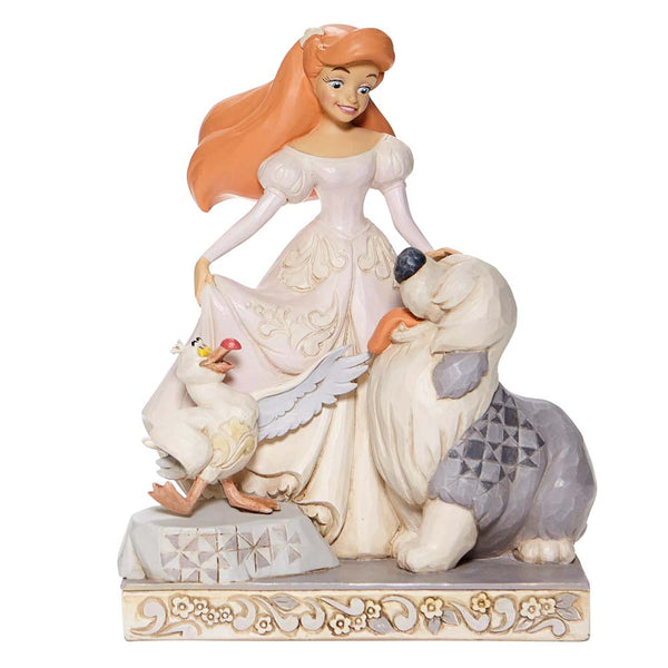 Disney Traditions SPIRITED SIREN -WHITE WOODLAND ARIEL FIGURINE 6008066