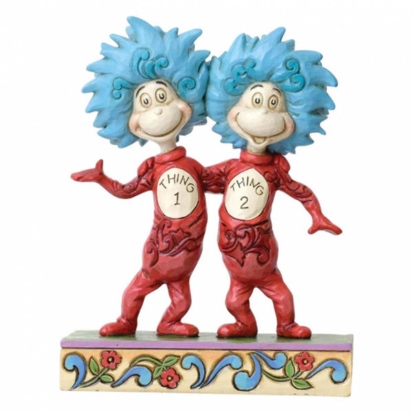 Dr Seuss Thing 1 and Thing 2 Figurine 6002908