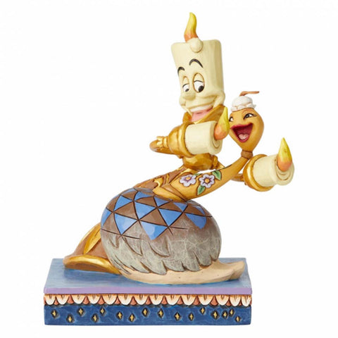 Disney Traditions LUMIERE AND PLUMETTE FIGURINE 6002814