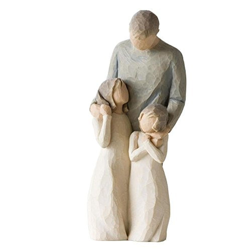 Willow Tree Figurines Gift Set Father with Three Daughters