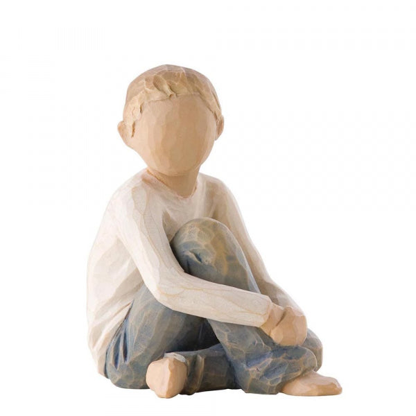 Willow Tree Figurine Gift Set Mother, Father, Son, Cat and Dog