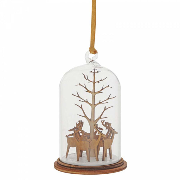 KLOCHE SANTA'S REINDEER HANGING DECORATION A30269