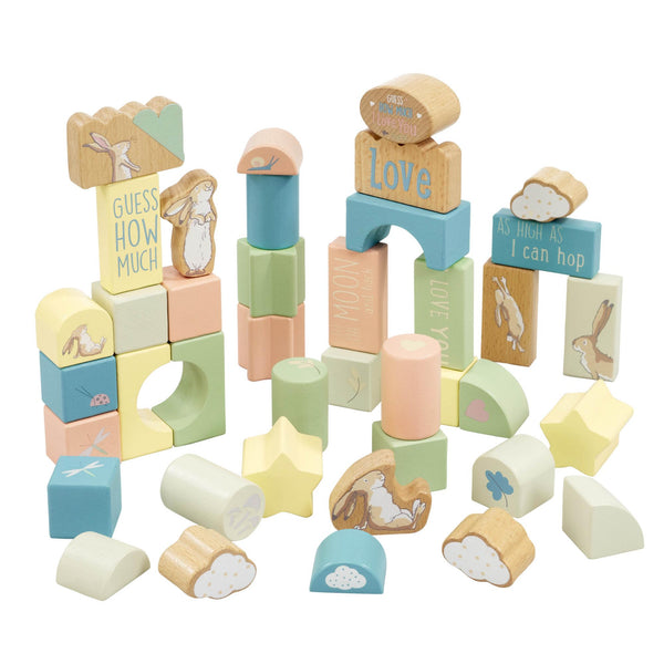 Guess How Much I Love You Wooden Building Blocks GH1676 by Rainbow Designs