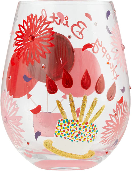 Lolita My Red Hot Birthday Stemless Wine Glass