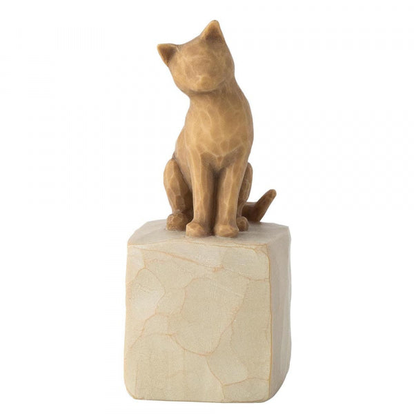 Willow Tree Figurine Gift Set Mother, Father, Son, Cat and Dog