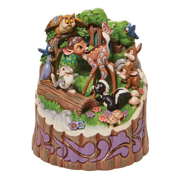 Disney Traditions Bambi Carved by Heart Figurine