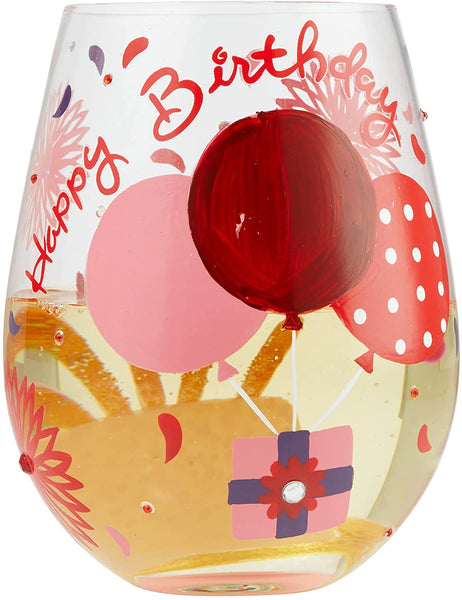 Lolita My Red Hot Birthday Stemless Wine Glass