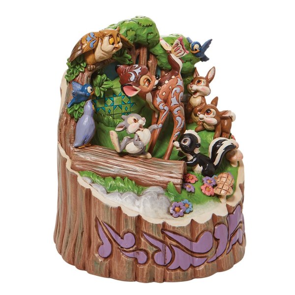 Disney Traditions Bambi Carved by Heart Figurine