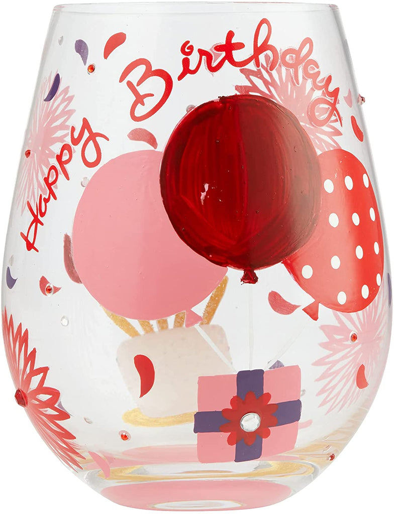 Lolita My Red Hot Birthday Stemless Wine Glass